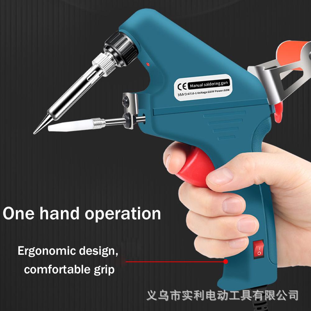 Hand-held External Heat Internal Heat Soldering Gun 60W Manual Tin