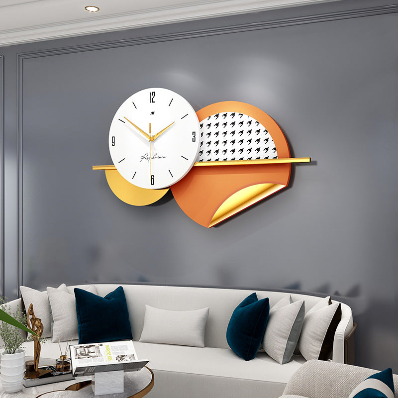 Jiujiuda Brand Wall Clock Factory Direct Wholesale Porch Living Room Background Wall Decoration Clock Watch One Piece Drop Shipping