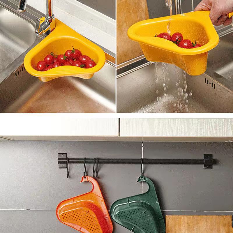 Kitchen Utensils Sink Can Hang Drain Basket Swan Leftovers Garbage Filter Rack Multi-function Drain Basket Vibrato With The Same Paragraph