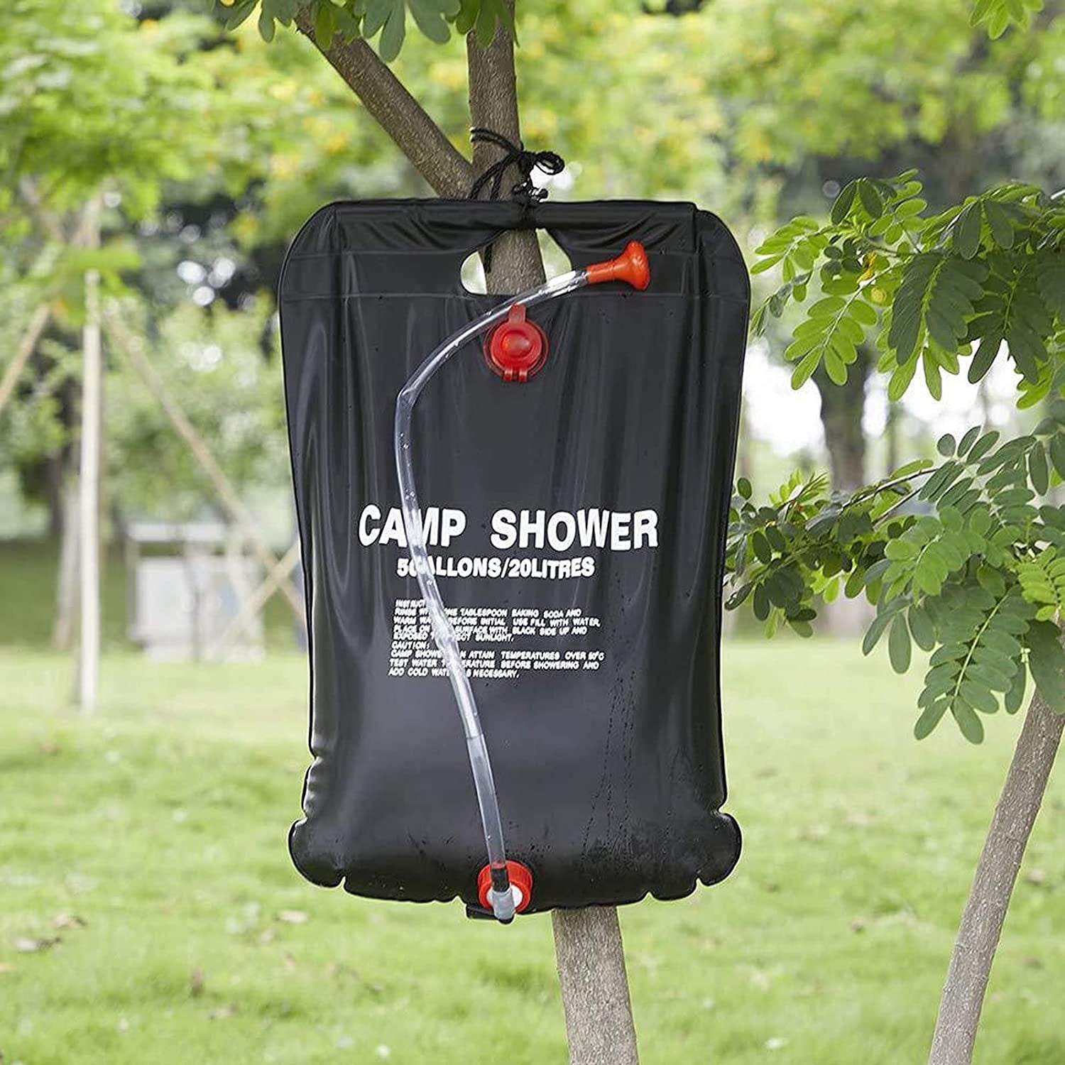 Cross Border Pvc Camping Folding Shower Water Bag Solar Hot Water Bag Outdoor Bath Water Bag Portable Water Storage Bag