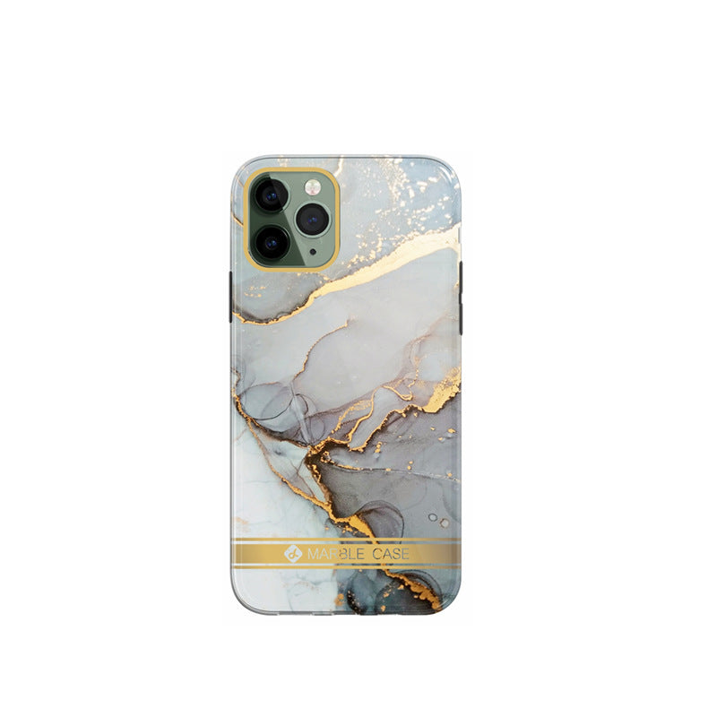 New Style Suitable For Iphone12Pro Flow Gold Marble Mobile Phone Shell Apple 11/XR IMD Craft XS Cover