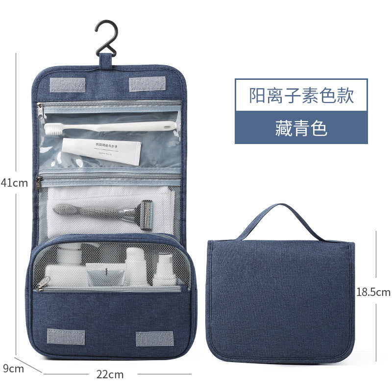 Hook Wash Bag Portable Men's Wash Cosmetic Bag Travel Waterproof Folding Storage Bag