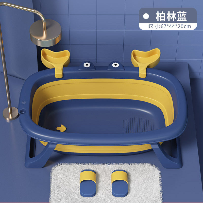 Baby Bathtub Baby Foldable Bathtub Children Can Sit And Lie Small Bathtub Household Newborn Children's Products