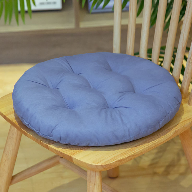 Cross-border Ins Simple Solid Color Cushion Chair Cushion Cushion Winter Four Seasons Cushion Soft Office Solid Cushion