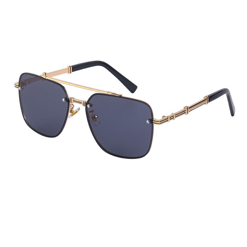 Mens Retro Big Frame Sunglasses