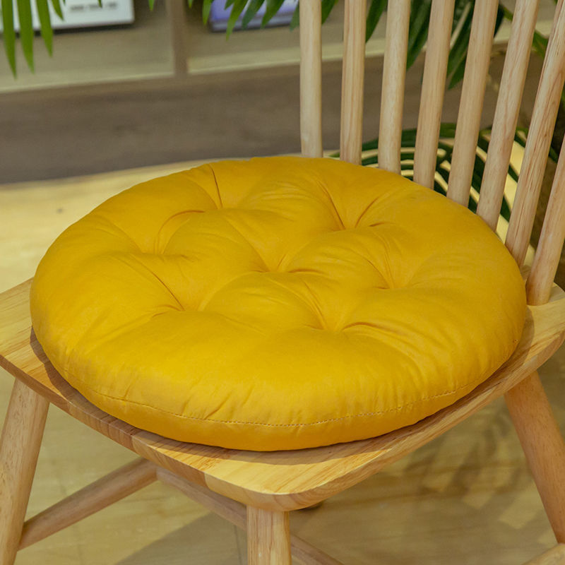 Cross-border Ins Simple Solid Color Cushion Chair Cushion Cushion Winter Four Seasons Cushion Soft Office Solid Cushion