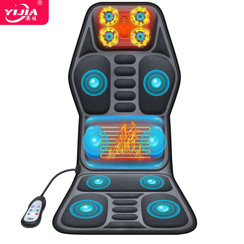 Car Massager Neck Waist Car Home Massage Cushion Cushion Seat Cushion Heating Vibration Whole Body Multi-function