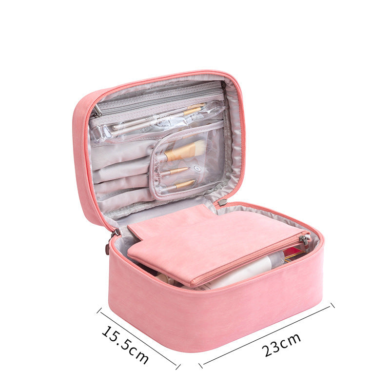 Cosmetic Bag Large-capacity Portable Korean Travel Cosmetics Storage Bag Simple Fashion Wash Bag Female