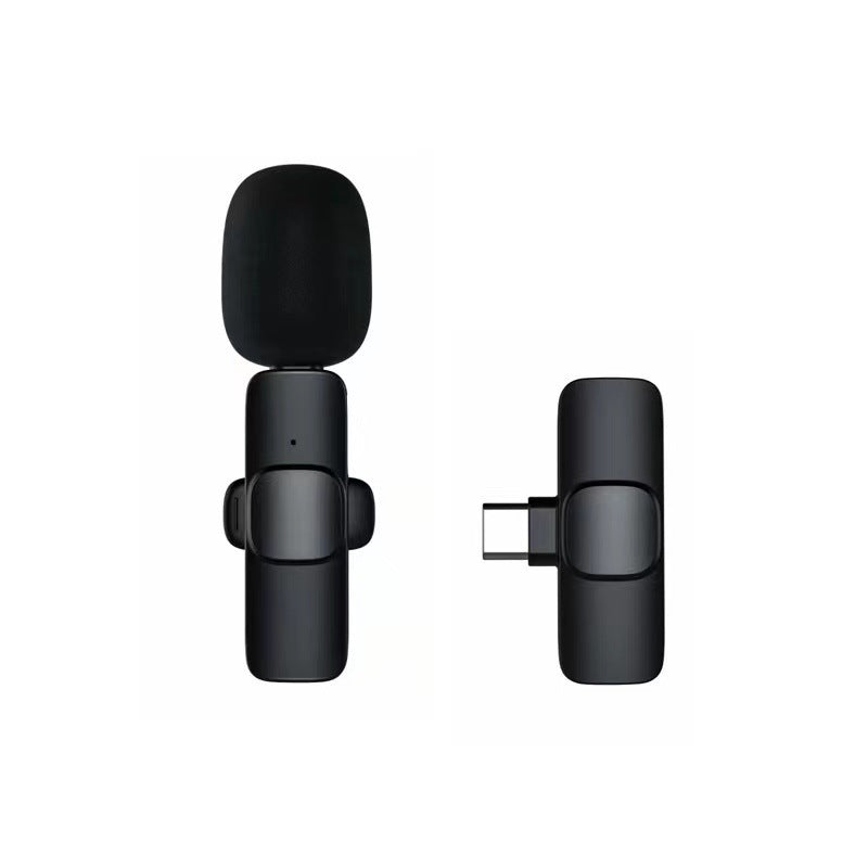 New Wireless Microphone One Drag Two Lavalier Mobile Phone Live Vibrato Bluetooth Small Microphone Wireless Lavalier Microphone