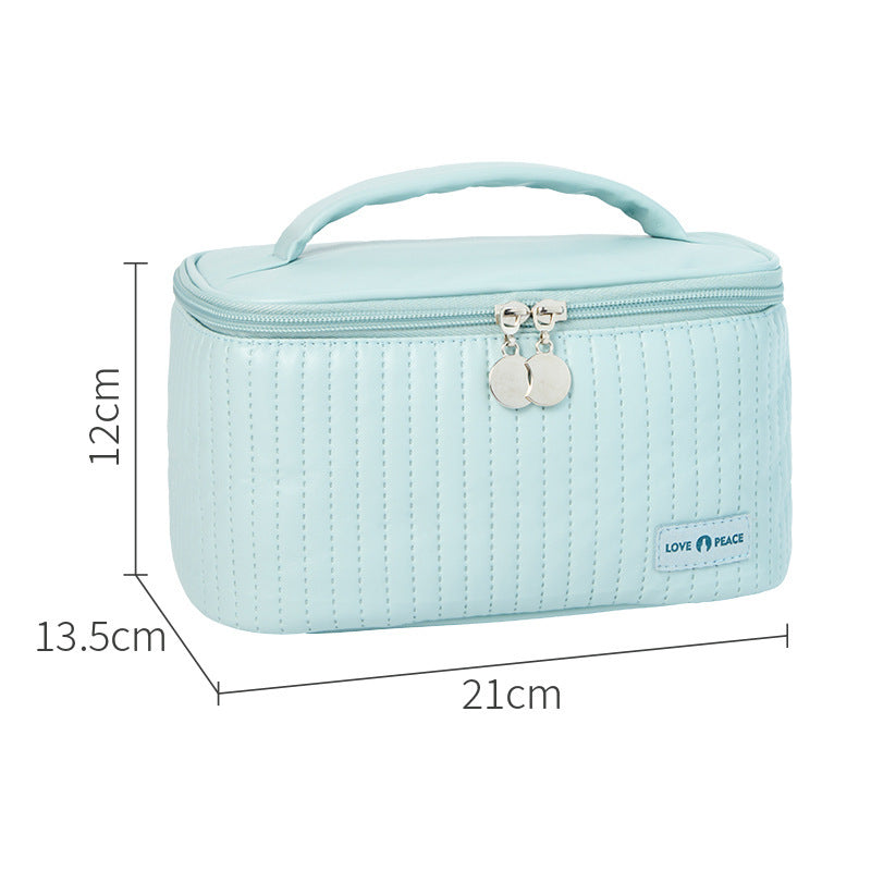 Cosmetic Bag Large-capacity Portable Korean Travel Cosmetics Storage Bag Simple Fashion Wash Bag Female