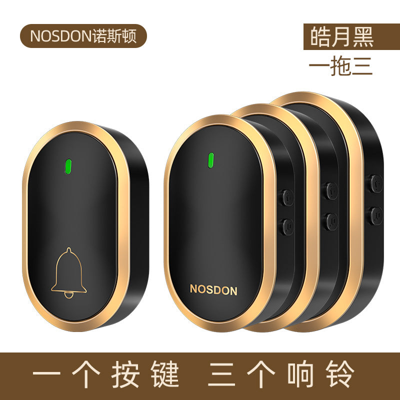 Doorbell Wireless Home Smart Ultra-long-distance Electronic Remote Control Waterproof Door Ling One Drag Two Old Man Ding Dong Pager