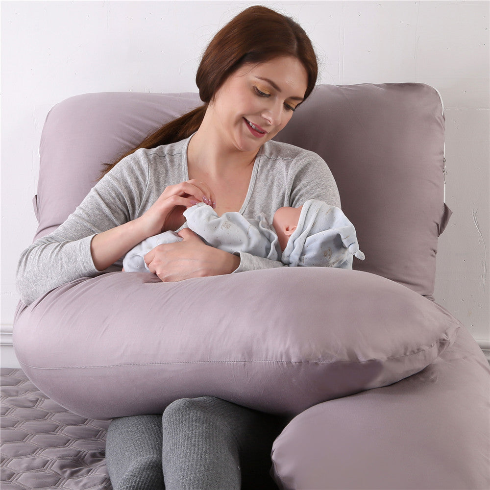 Maternity Pillow Side Sleeper Pillow Removable And Washable U-shaped Pillow Nap Pillow Cushion Waist Pillow Factory Foreign Trade Pillow Wholesale