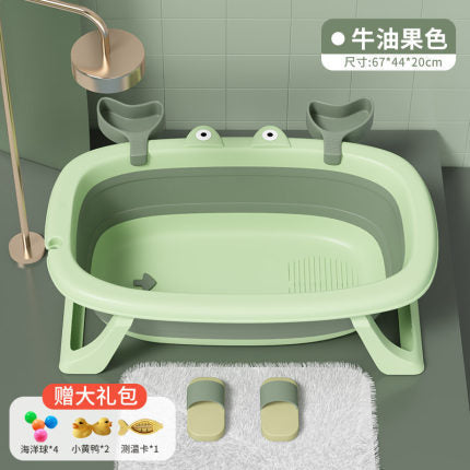 Baby Bathtub Baby Foldable Bathtub Children Can Sit And Lie Small Bathtub Household Newborn Children's Products