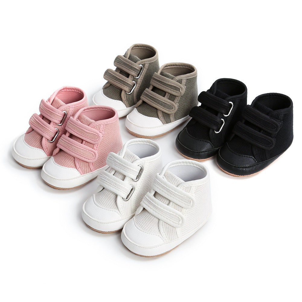 High top corduroy baby shoes baby shoes