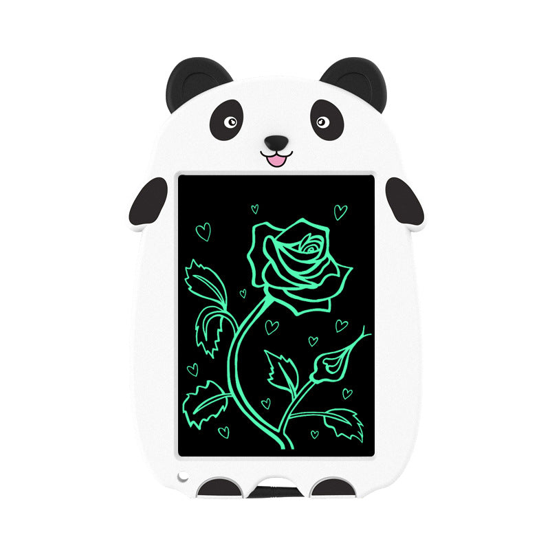 Cartoon 9-inch Panda Dundun Painting And Writing Graffiti Drawing Board LED Children's LCD Learning Draft Writing Board