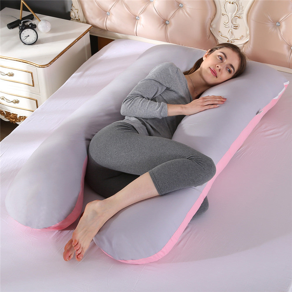 Maternity Pillow Side Sleeper Pillow Removable And Washable U-shaped Pillow Nap Pillow Cushion Waist Pillow Factory Foreign Trade Pillow Wholesale