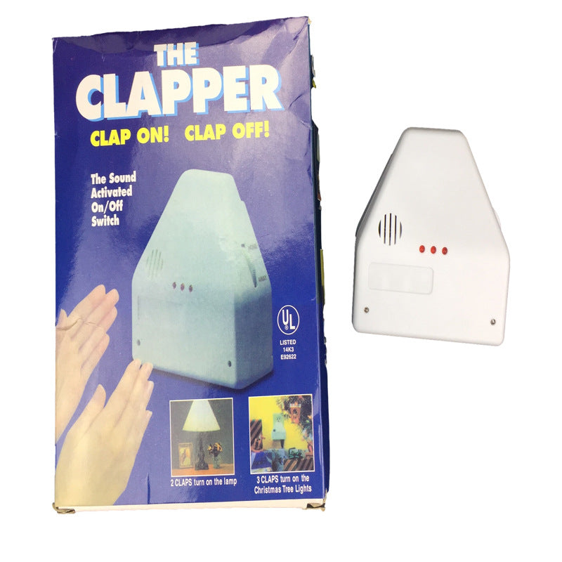 New The Clapper Voice Control Switch Sensor Switch Hand Switch Spot Sensor Light