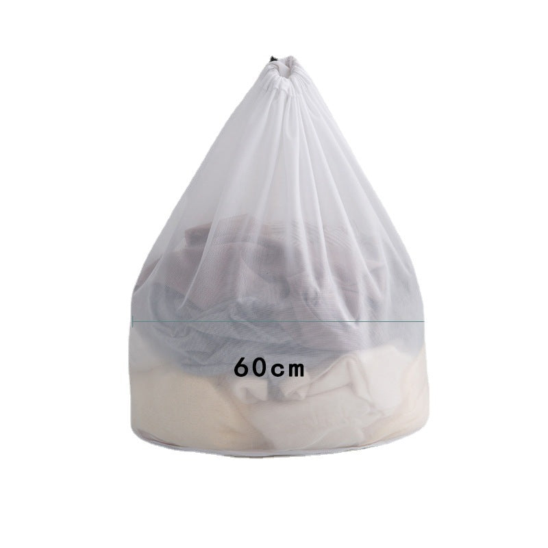 Drawstring Thickening Anti-deformation Laundry Bag Fine Mesh Machine Wash Special Care Bag Oversized Net Pocket Cleaning Bag