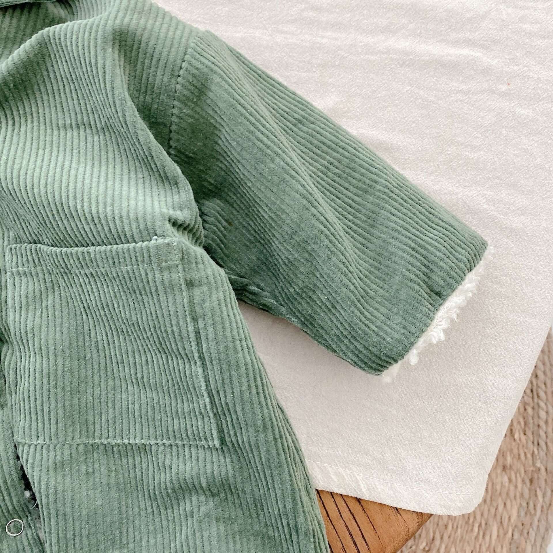 0-2 Years Old Baby Corduroy Bodysuit Boy Baby Winter Clothes-globaltradeleader