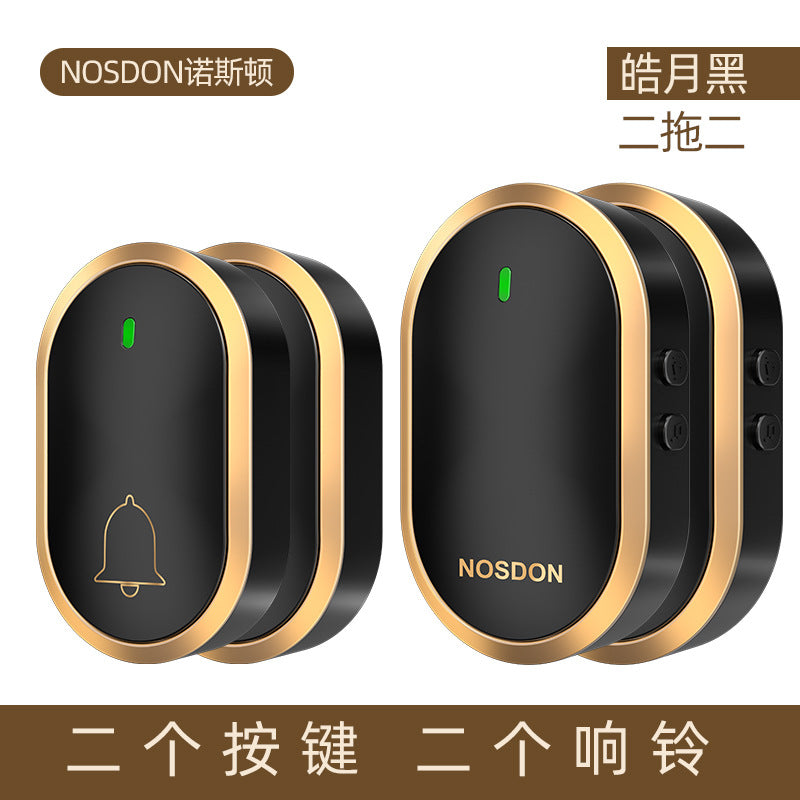 Doorbell Wireless Home Smart Ultra-long-distance Electronic Remote Control Waterproof Door Ling One Drag Two Old Man Ding Dong Pager