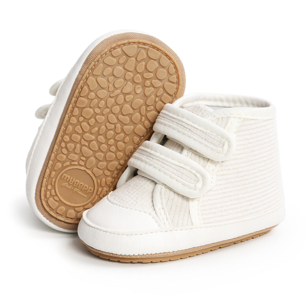 High top corduroy baby shoes baby shoes