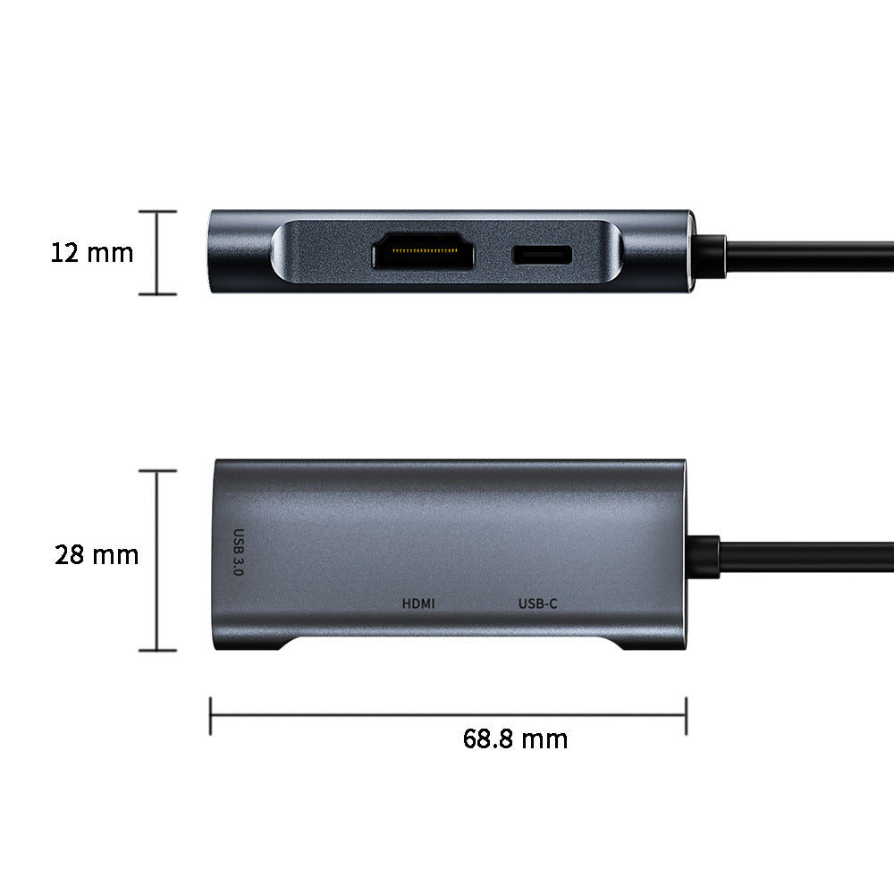 Type-C 3-in-1 HDMI PD USB 30 Support Expansion Dock