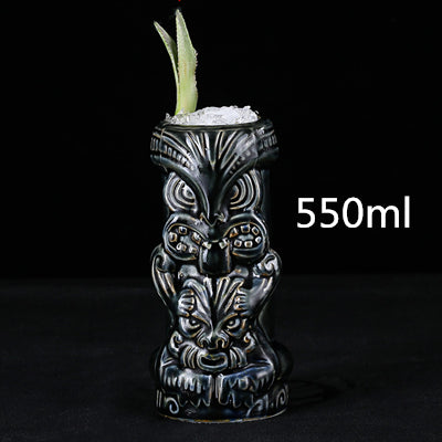 Personalized Hawaiian Ceramic Cocktail Glass