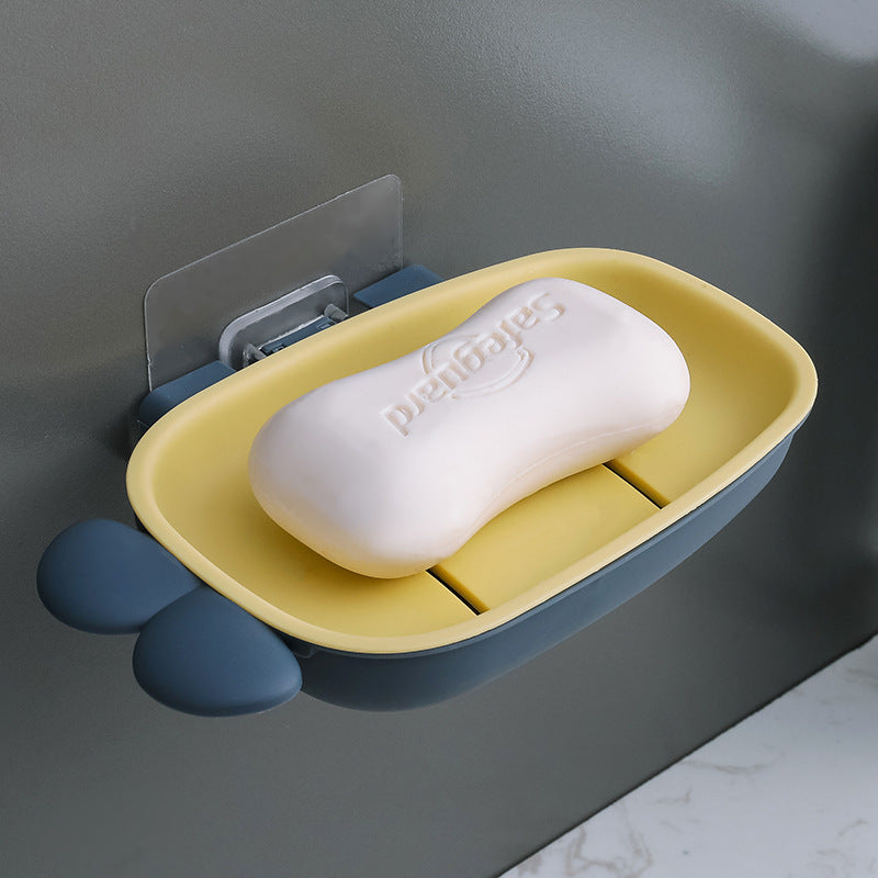 Carrot Household Creative Double Drain Soap Box