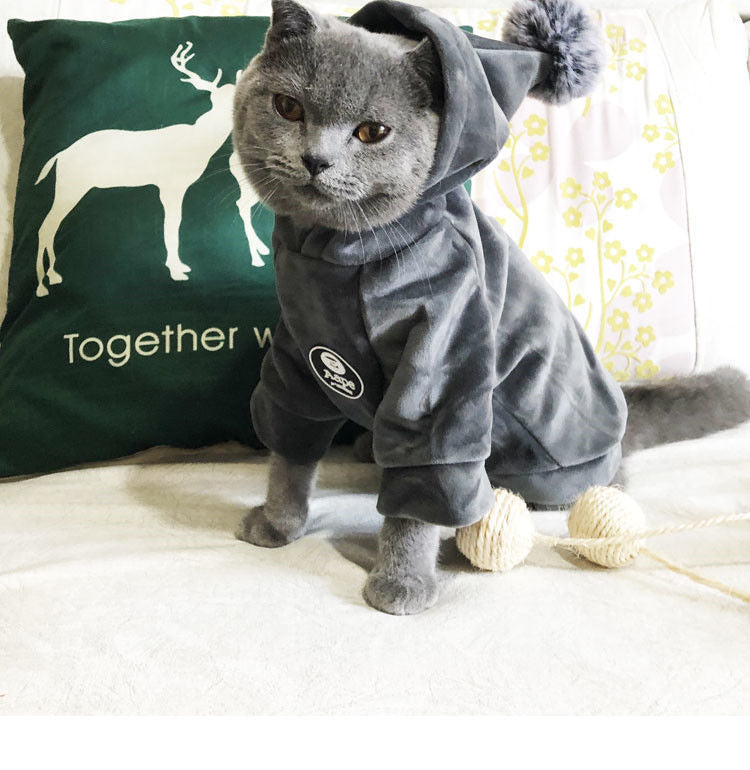 Pet Cat Clothes Autumn And Winter Clothes New Trend Sweater