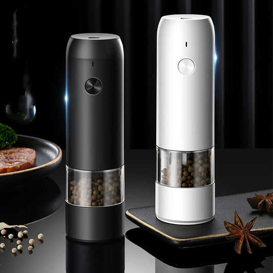 Rechargeable Electric Pepper And Salt Grinder Set One-Handed No