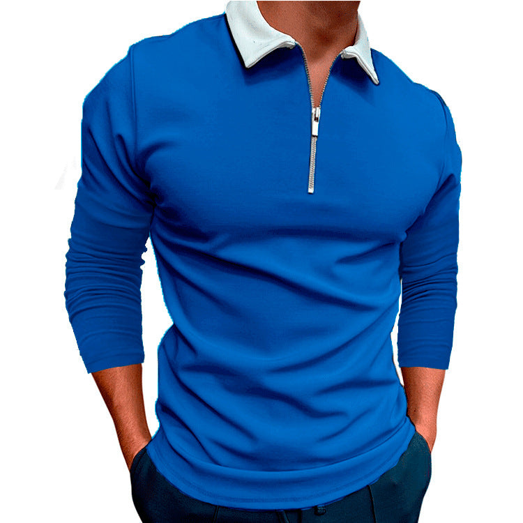 Men's Casual Long Sleeve T-shirt In Europe And America