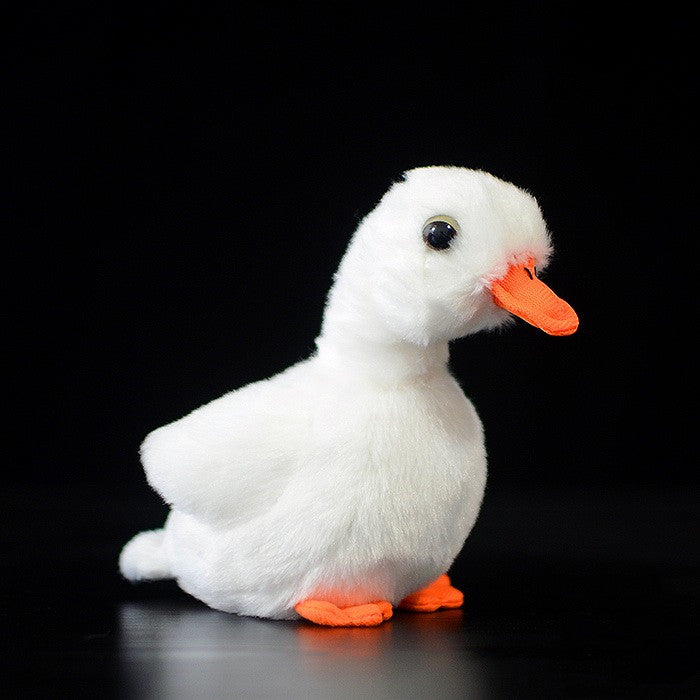 Simulation Cute White Duck Shape Plush Toy