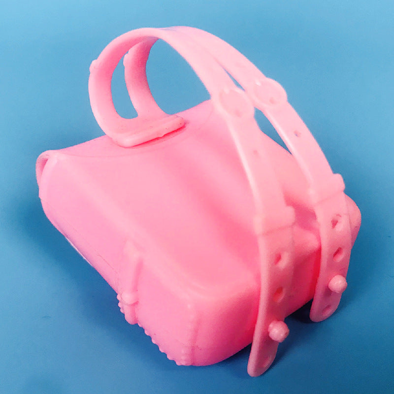 Doll Accessories PVC School Bag Detachable Strap Can Be Loaded With Small Accessories