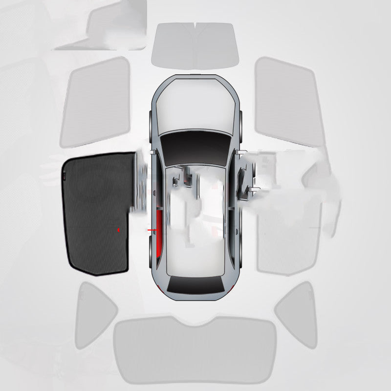 Heat Insulated Front Window And Rear Sunshade