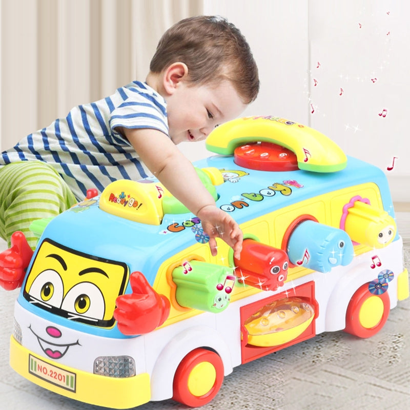 Children's Electric Universal Bus Light Music Toy