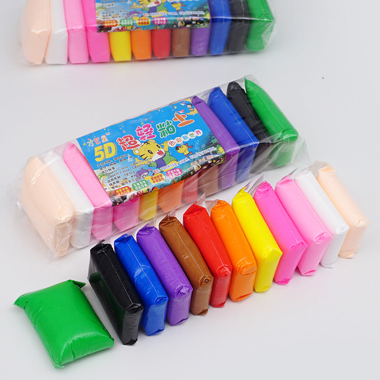 12-color Ultra-light Brickearth Children's Handmade DIY Colored Clay