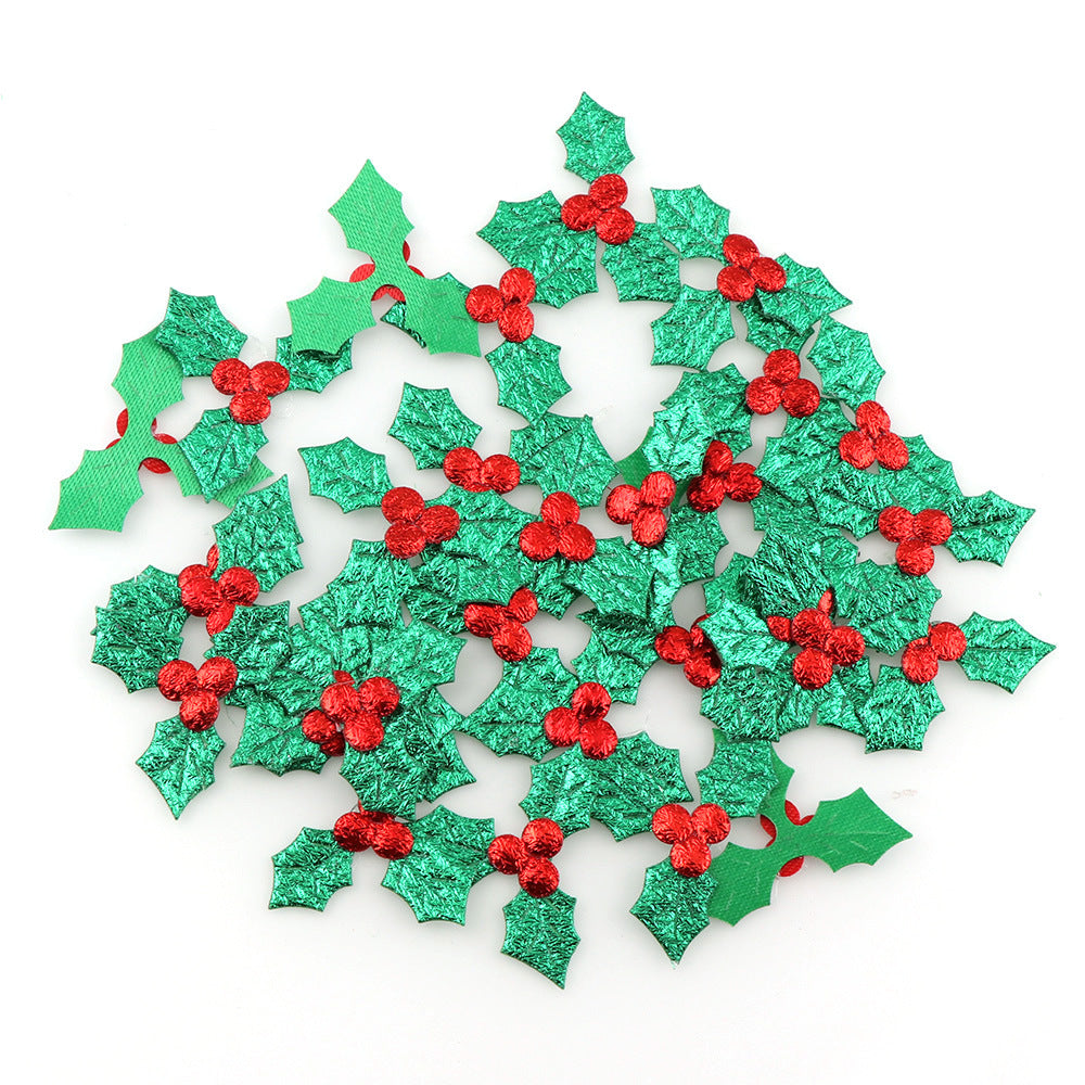 Christmas Green Leaves Christmas Decoration Supplies Venue Layout