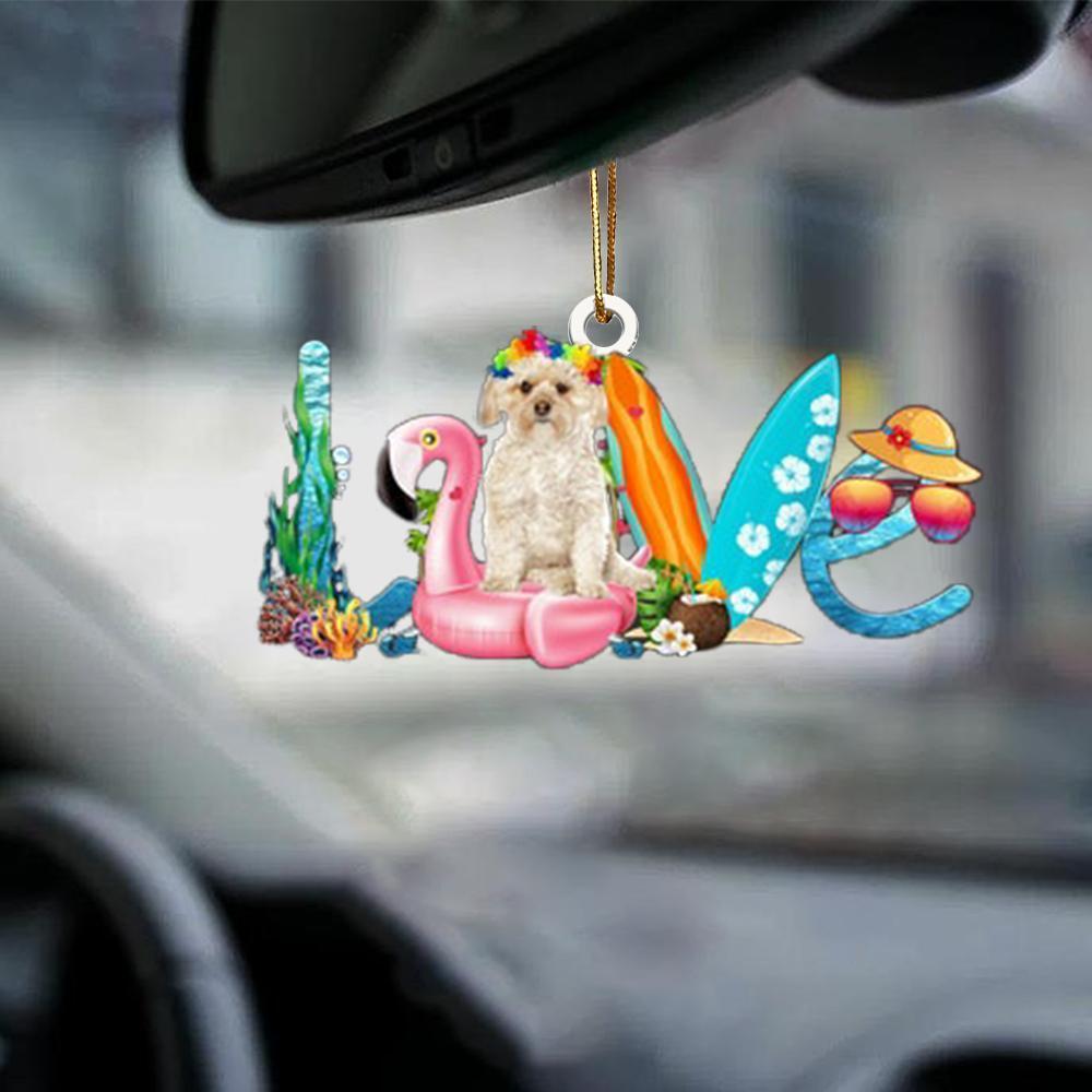 Car Pendant Sleeping Dog Angel Home Decor Acrylic Showcase Hanging Ornaments For Doors