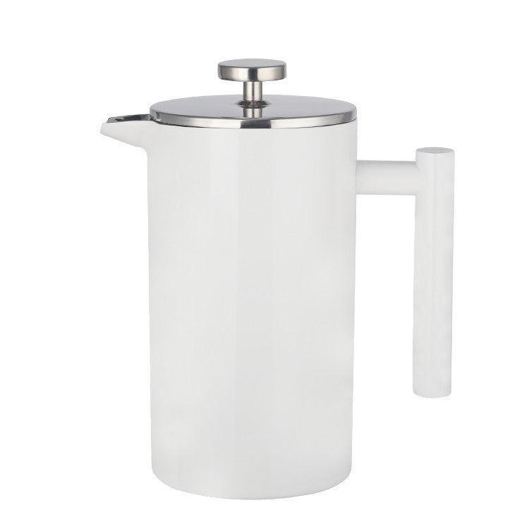 Ink Style Double-layer 304 Stainless Steel French Press Pot