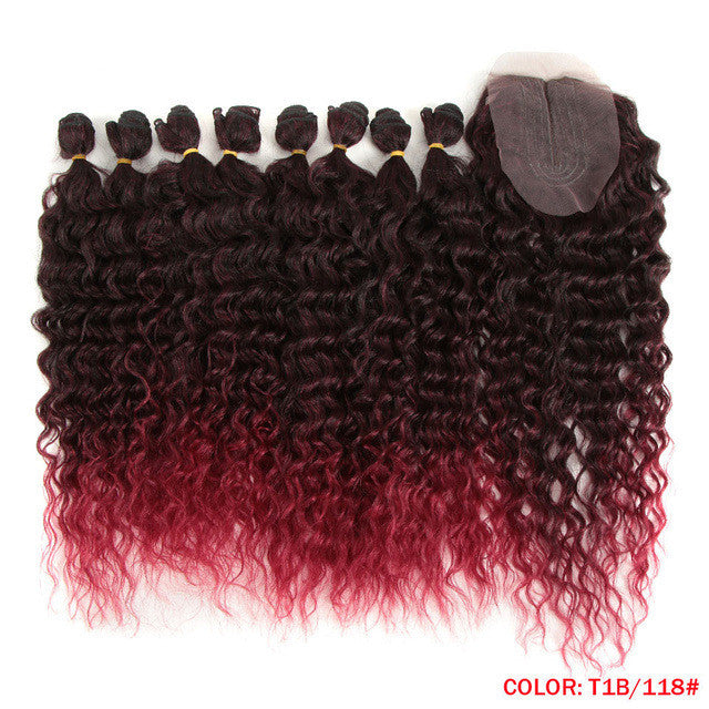 Fake High Temperature Silk Chemical Fiber Suit For Long Curly Hair