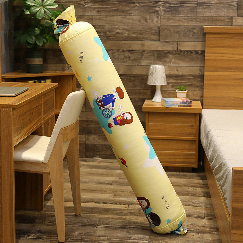 Cartoon Side Sleeping Long Bed With Pillow