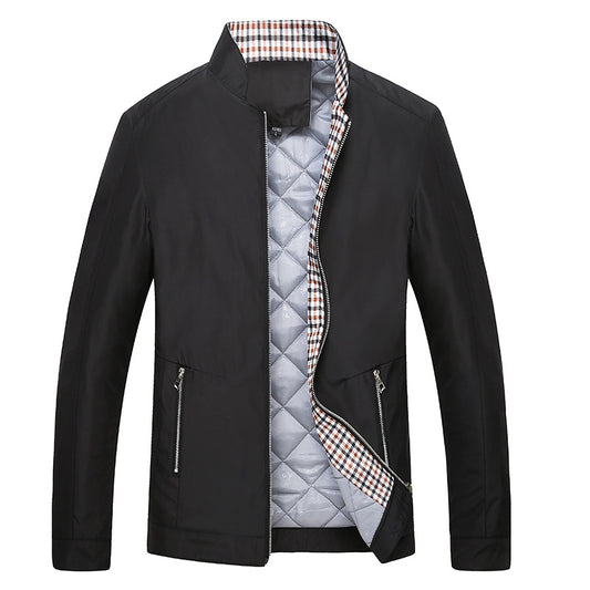 Winter Thick Business Casual Stand Collar Jacket