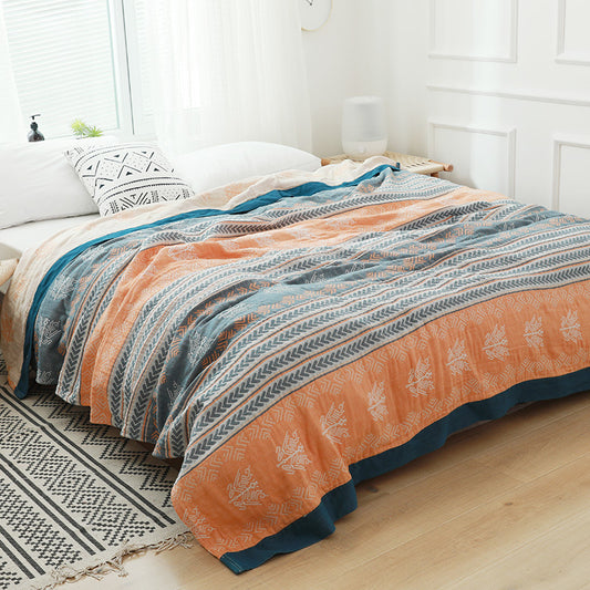 Five Layer Cotton Double Gauze Summer Cool Quilt Blanket