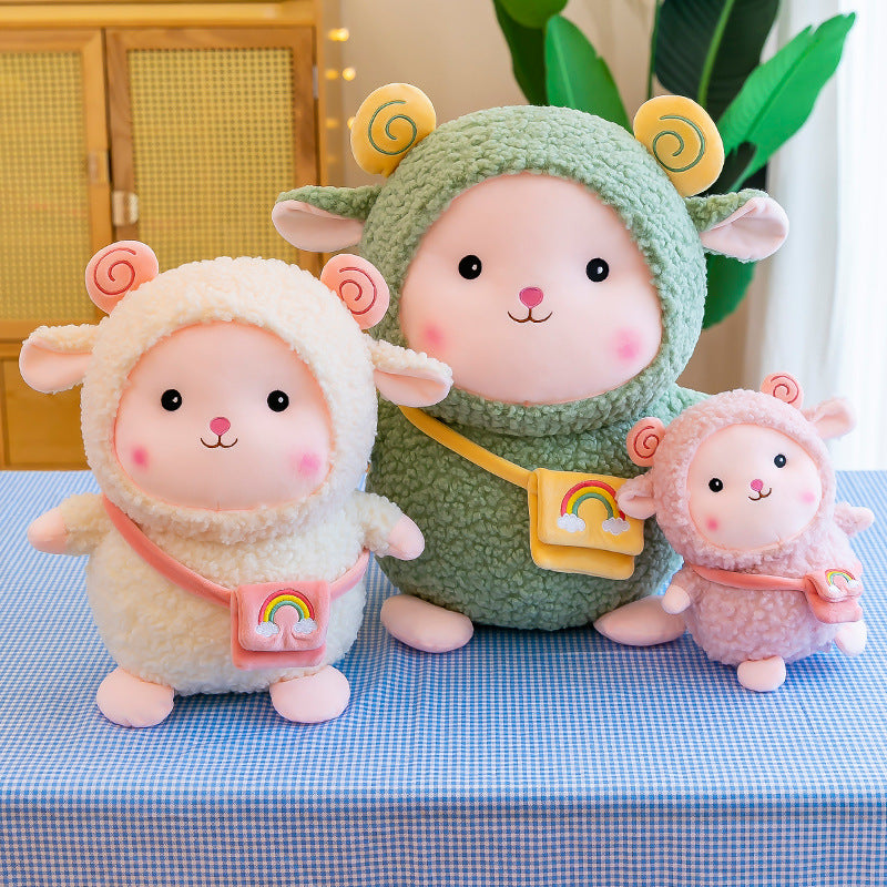 Backpack Lamb Doll Plush Toy