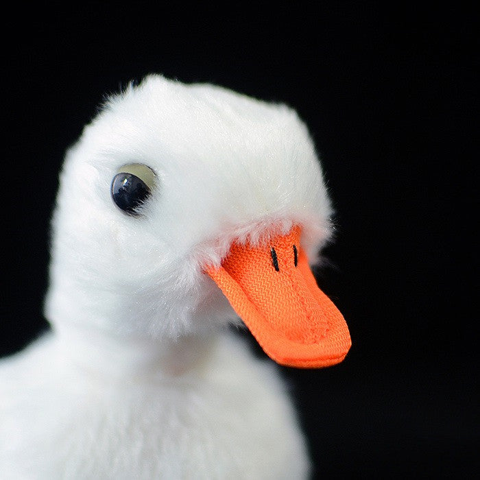 Simulation Cute White Duck Shape Plush Toy