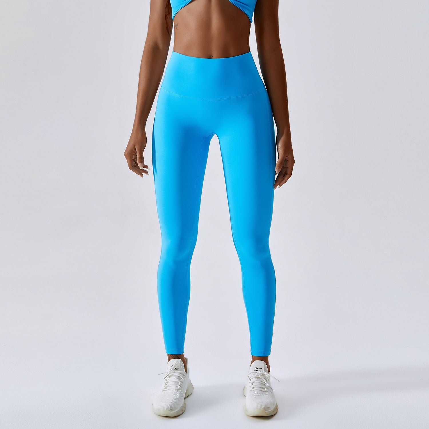 Nude Feeling Yoga Pants Hip-lifting Running Speed Dry Fitness Pants Candy Color High Waist