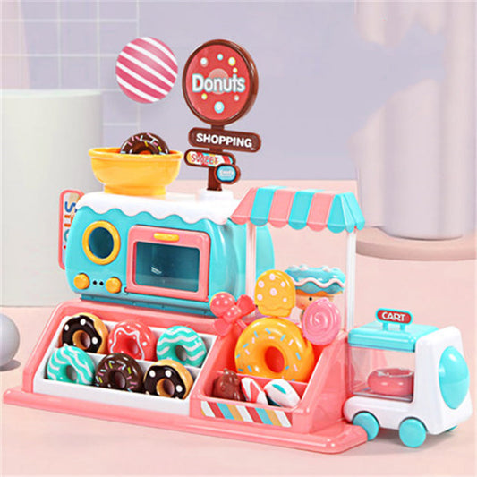 Multifunctional Donut Luxury Kitchen Oven Model Light Music Toy