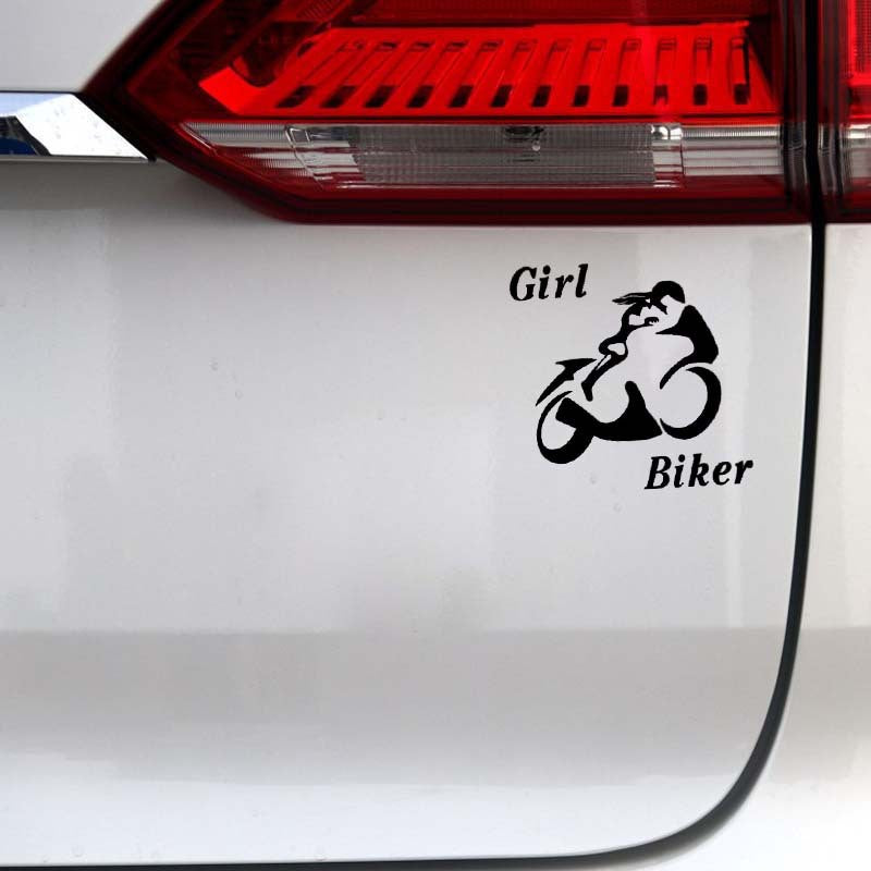 Female Motorcycle Hand Car Reflective Stickers