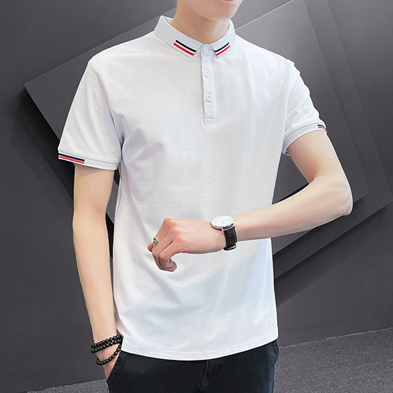 Men's Short-sleeved Polo Shirt Business Lapel T-shirt