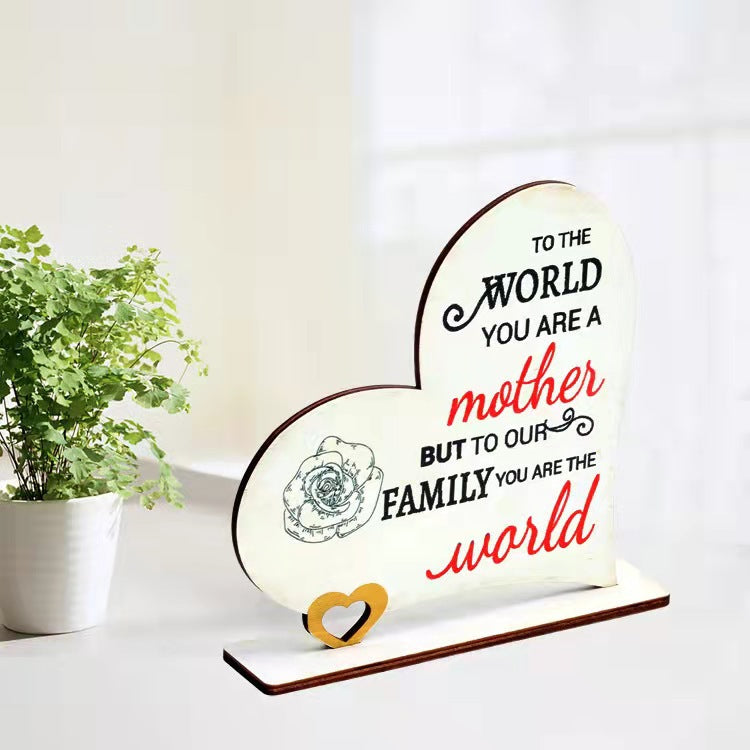 Mother's Day Wooden Ornament Mother You